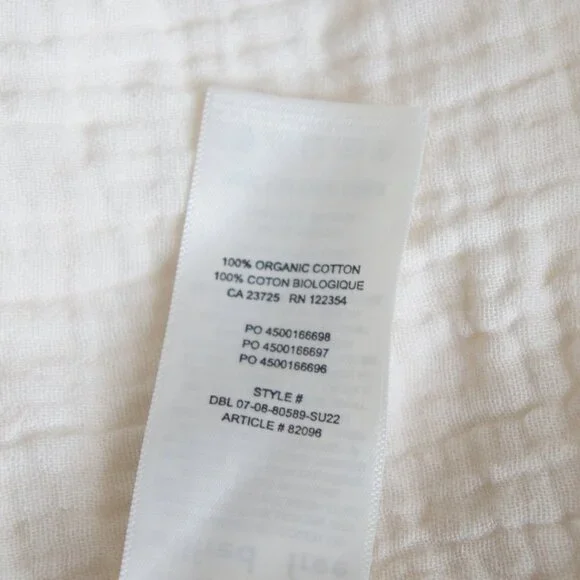 Aritzia Black Wilfred Free Cream White Maxi Sail Dress Size Medium - Picture 3 of 14